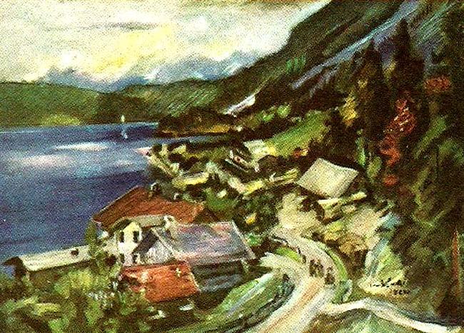 Lovis Corinth walchensee oil painting picture